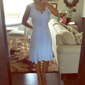 Flapper chiffon periwinkle Banana Republic Dress